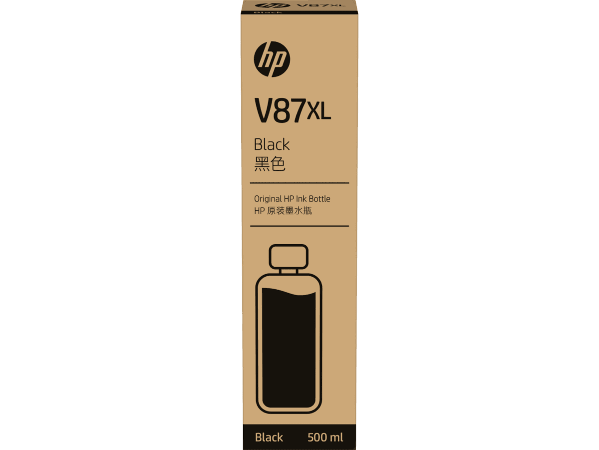 CARTUCHO DE TINTA HP V87XL BOTELLA DE 500ML BLACK (7FN96A)