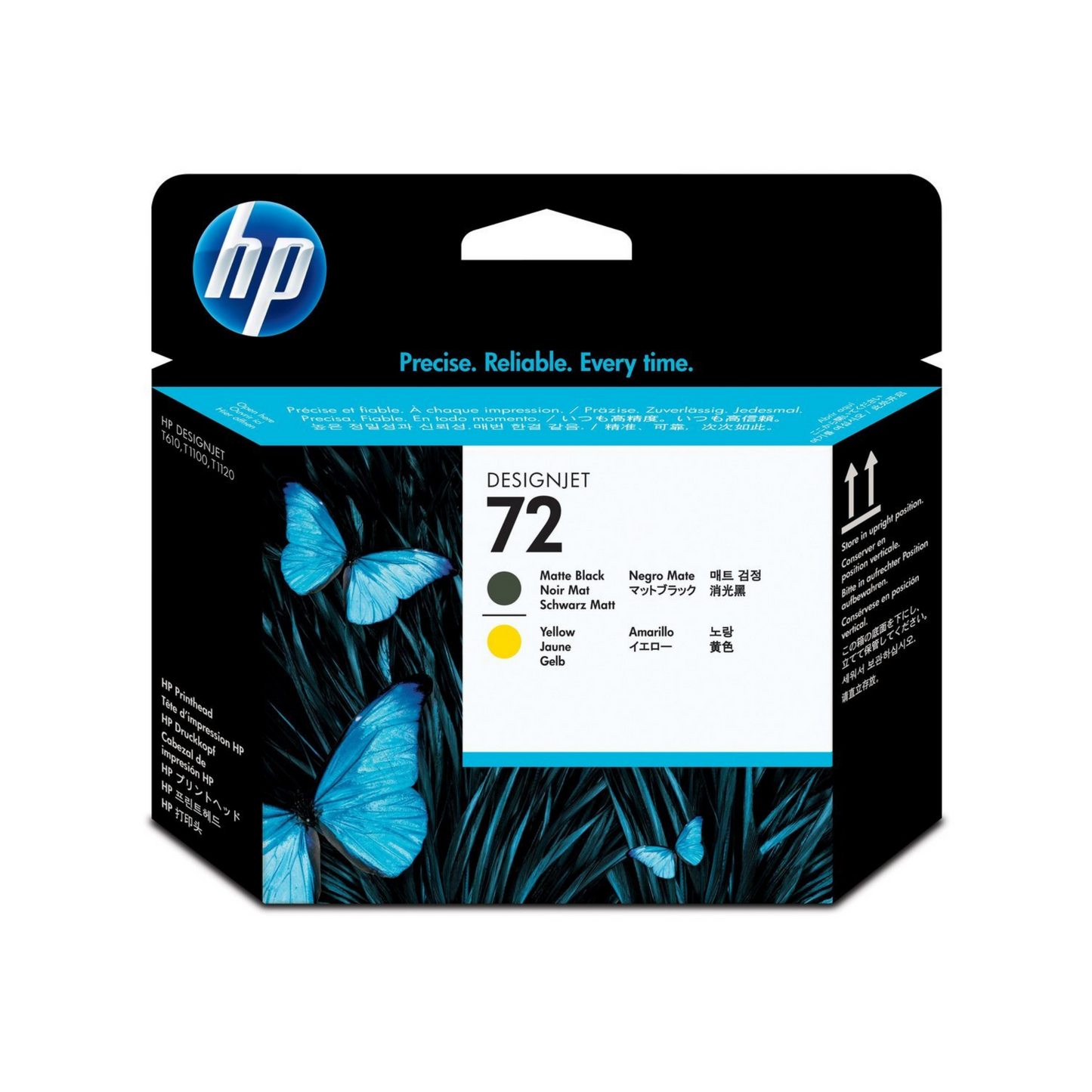 HP 72 CABEZAL DE IMPRESION AMARILLO/NEGRO MATE DESIGNJET C9384A