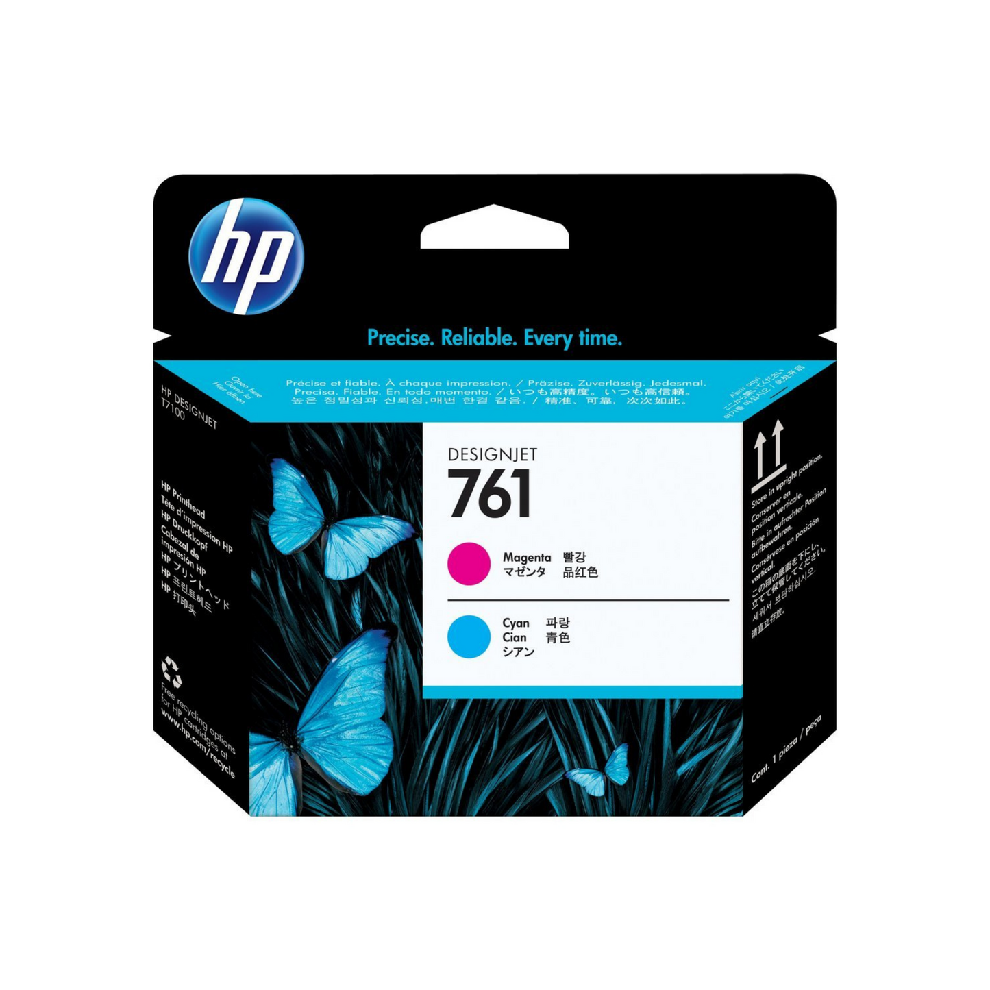 HP 761 CABEZAL DE IMPRESION MAGENTA/CIAN DESIGNJET CH646A