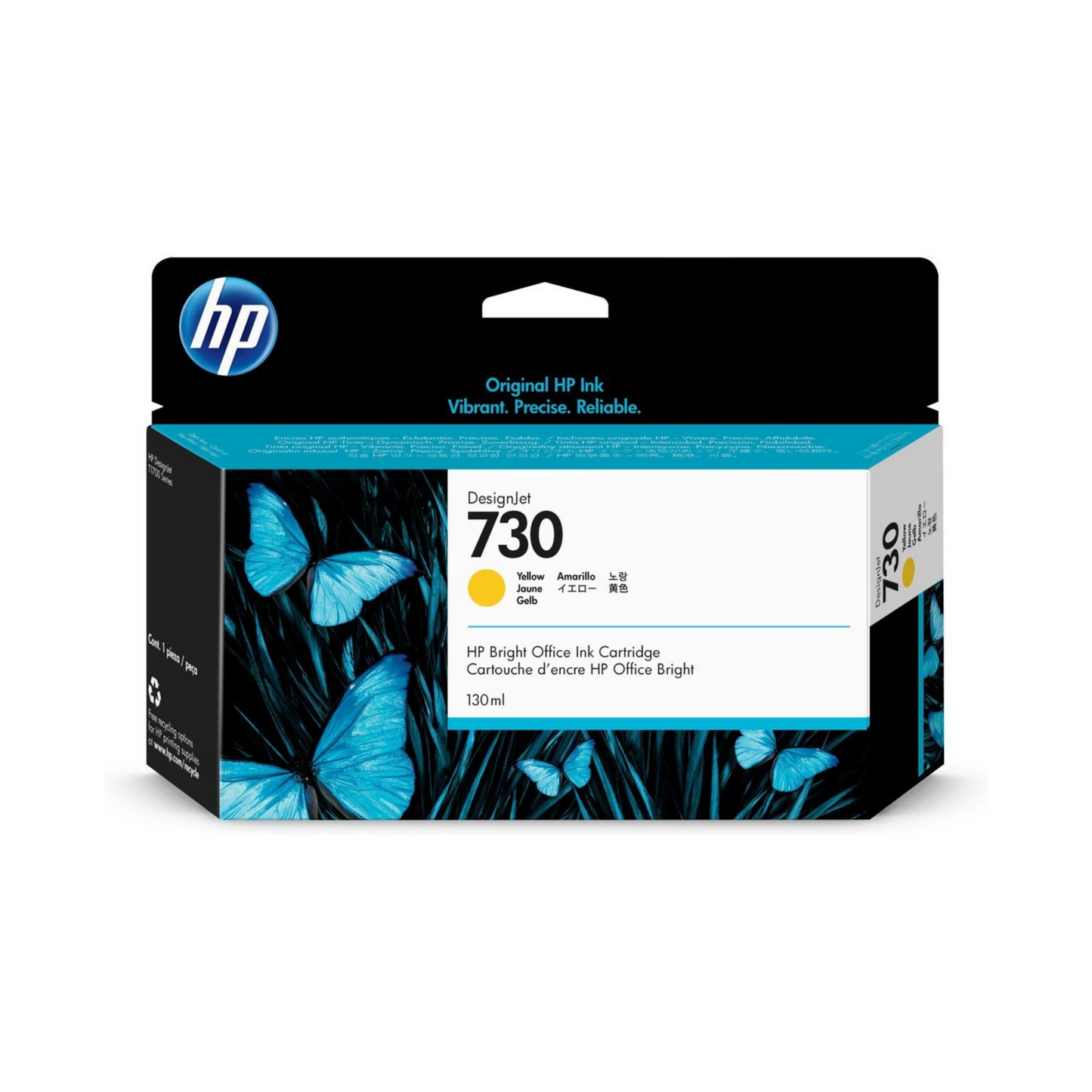 HP 730 CARTUCHO AMARILLO DESIGNJET 130ML P2V64A