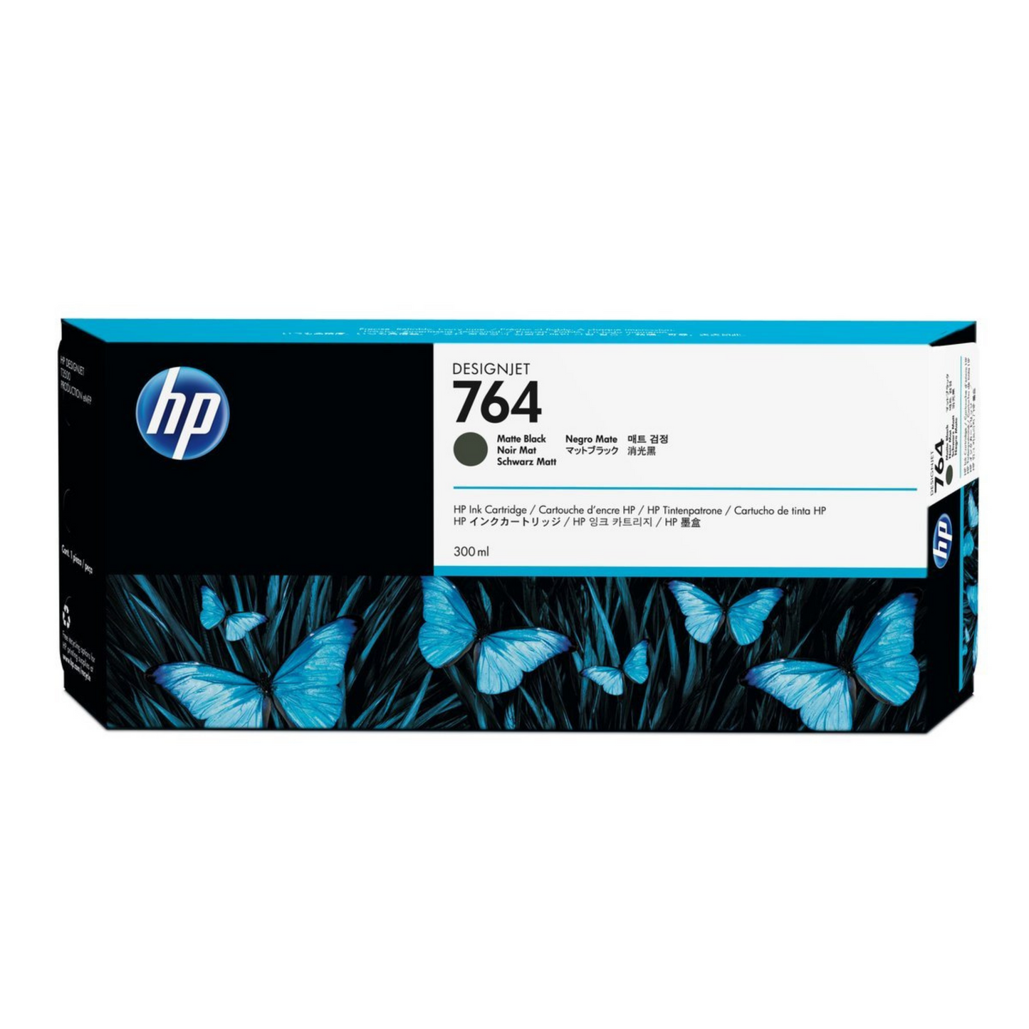 HP 764 CARTUCHO NEGRO MATE DESIGNJET 300ml C1Q16A