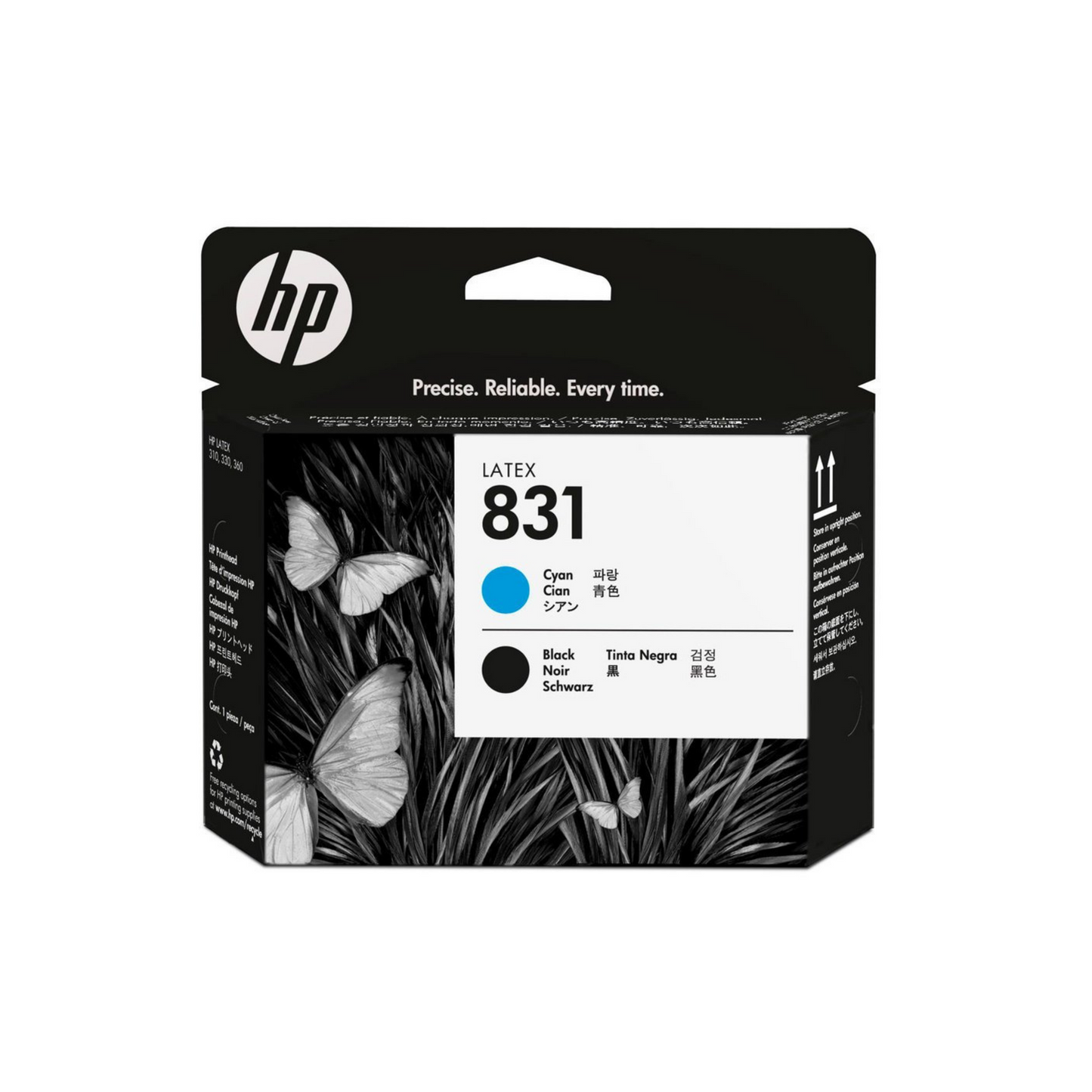 HP 831 CABEZAL DE IMPRESION NEGRO/CIAN LATEX CZ677A