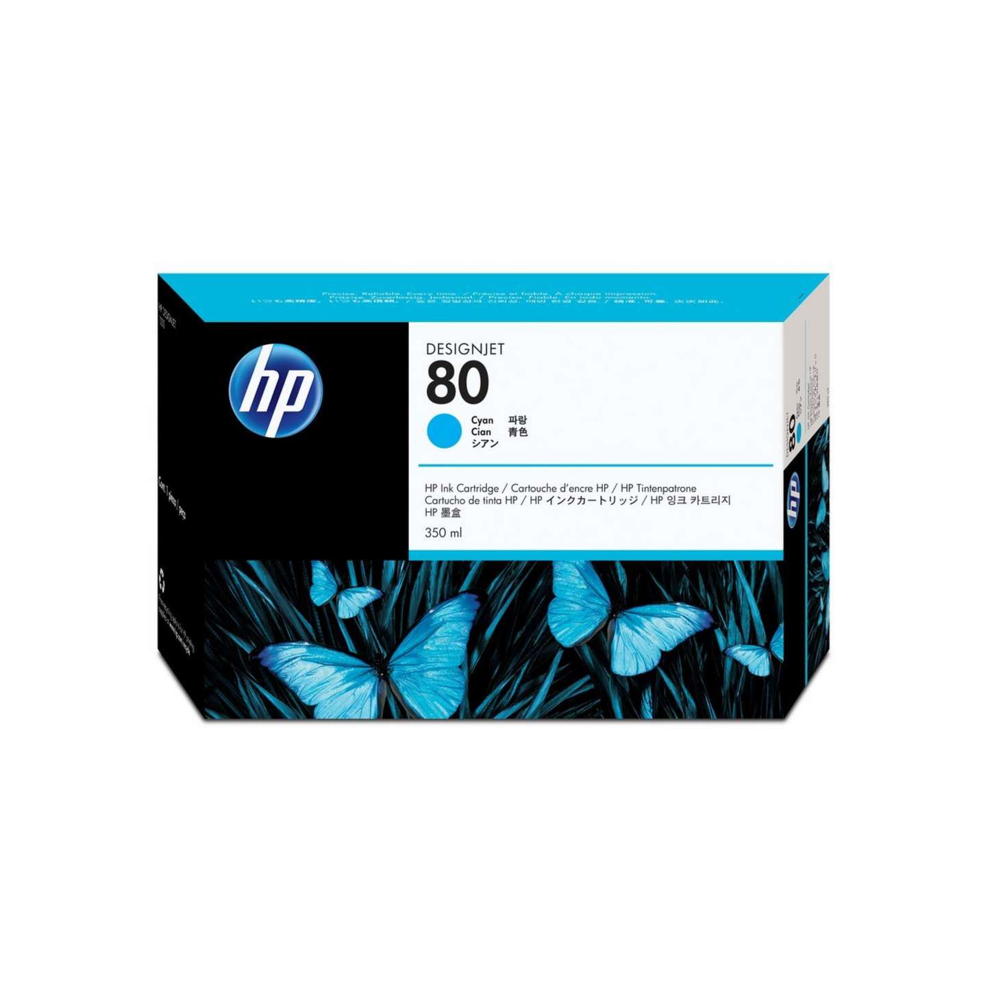 HP 80 CARTUCHO CIAN DESIGNJET 350ml C4846A