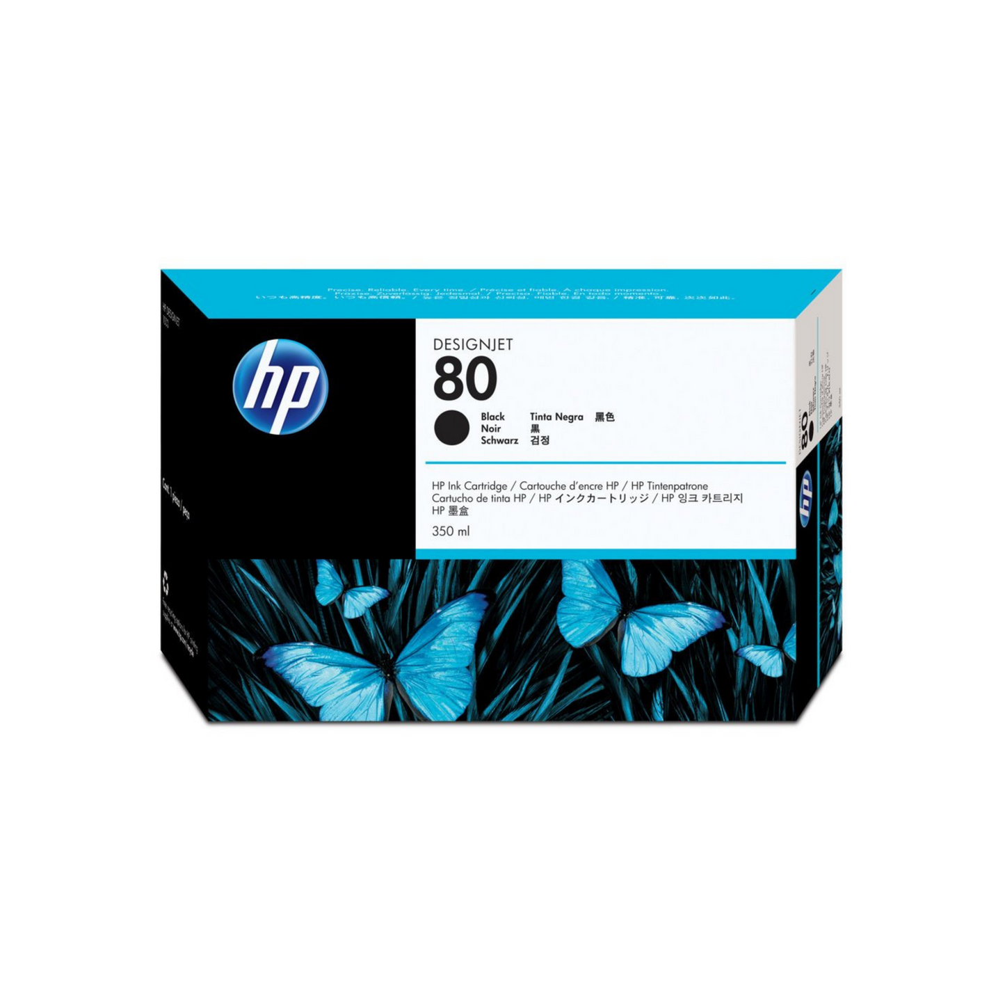 HP 80 CARTUCHO NEGRO DESIGNJET 350ml C4871A