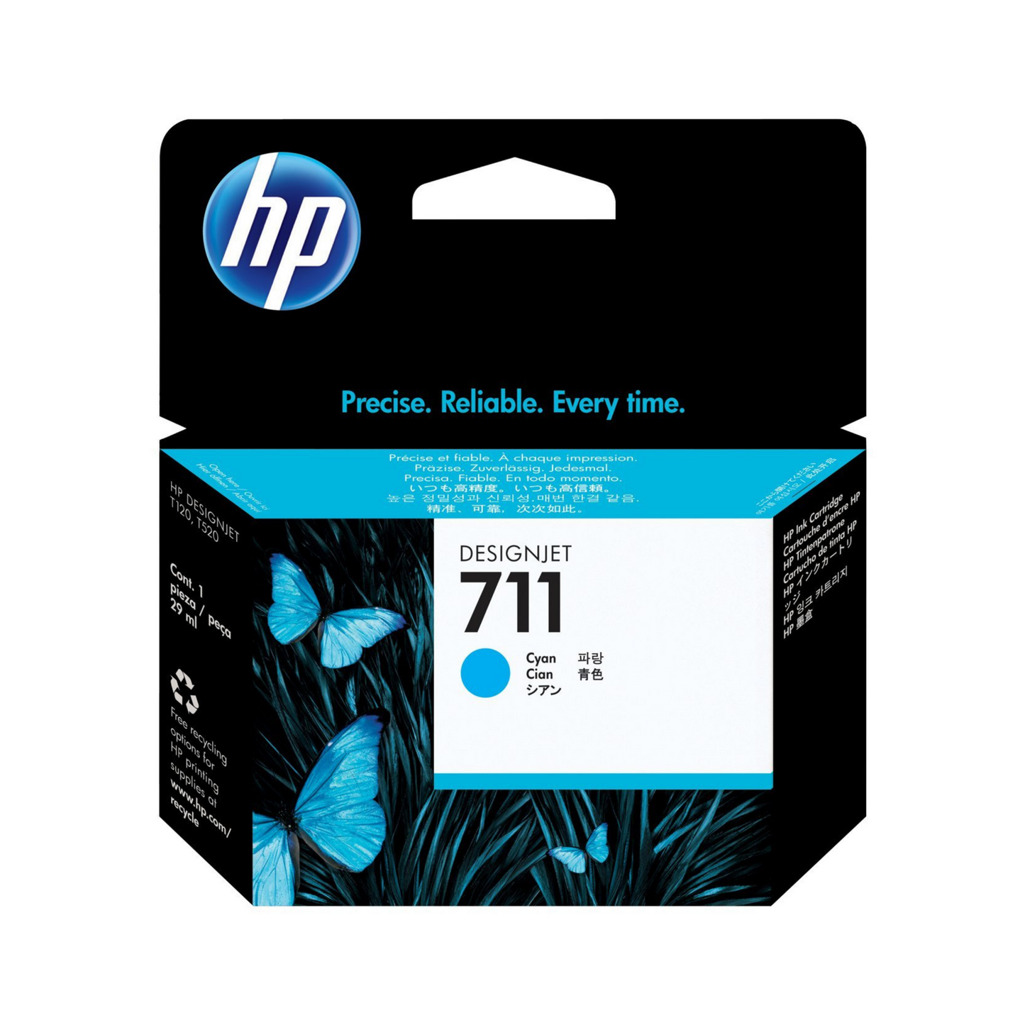 HP 711 CARTUCHO CIAN DESIGNJET 29ml CZ130A