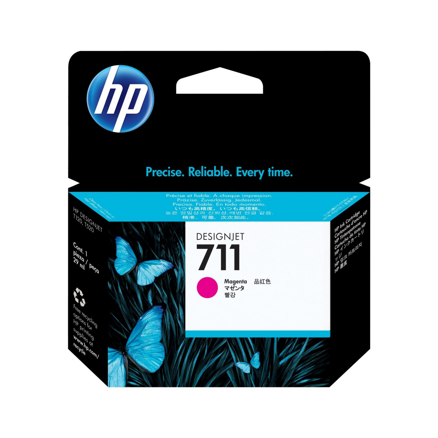 HP 711 CARTUCHO MAGENTA DESIGNJET 29ml CZ131A