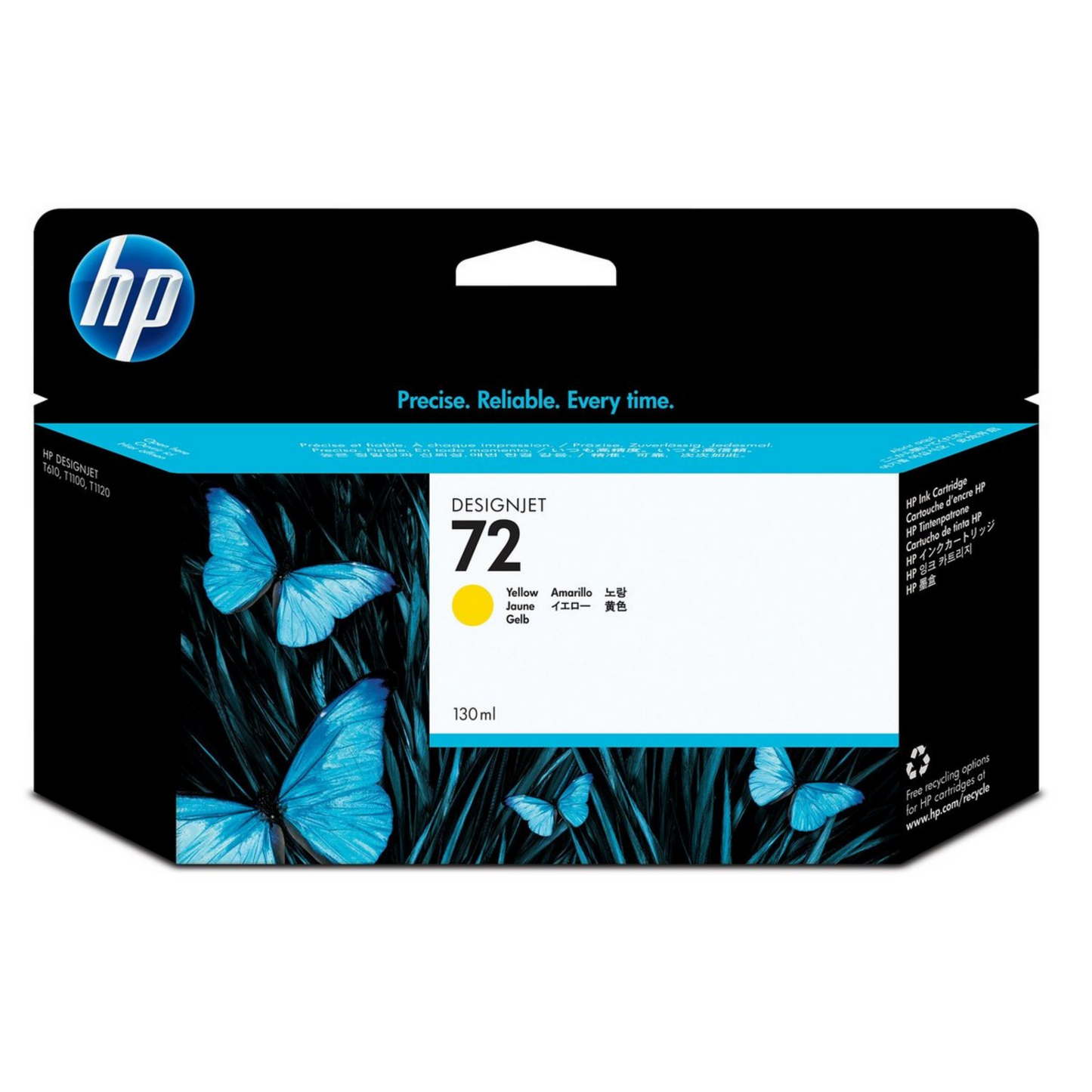 HP 72 CARTUCHO AMARILLO DESIGNJET 130ml C9373A