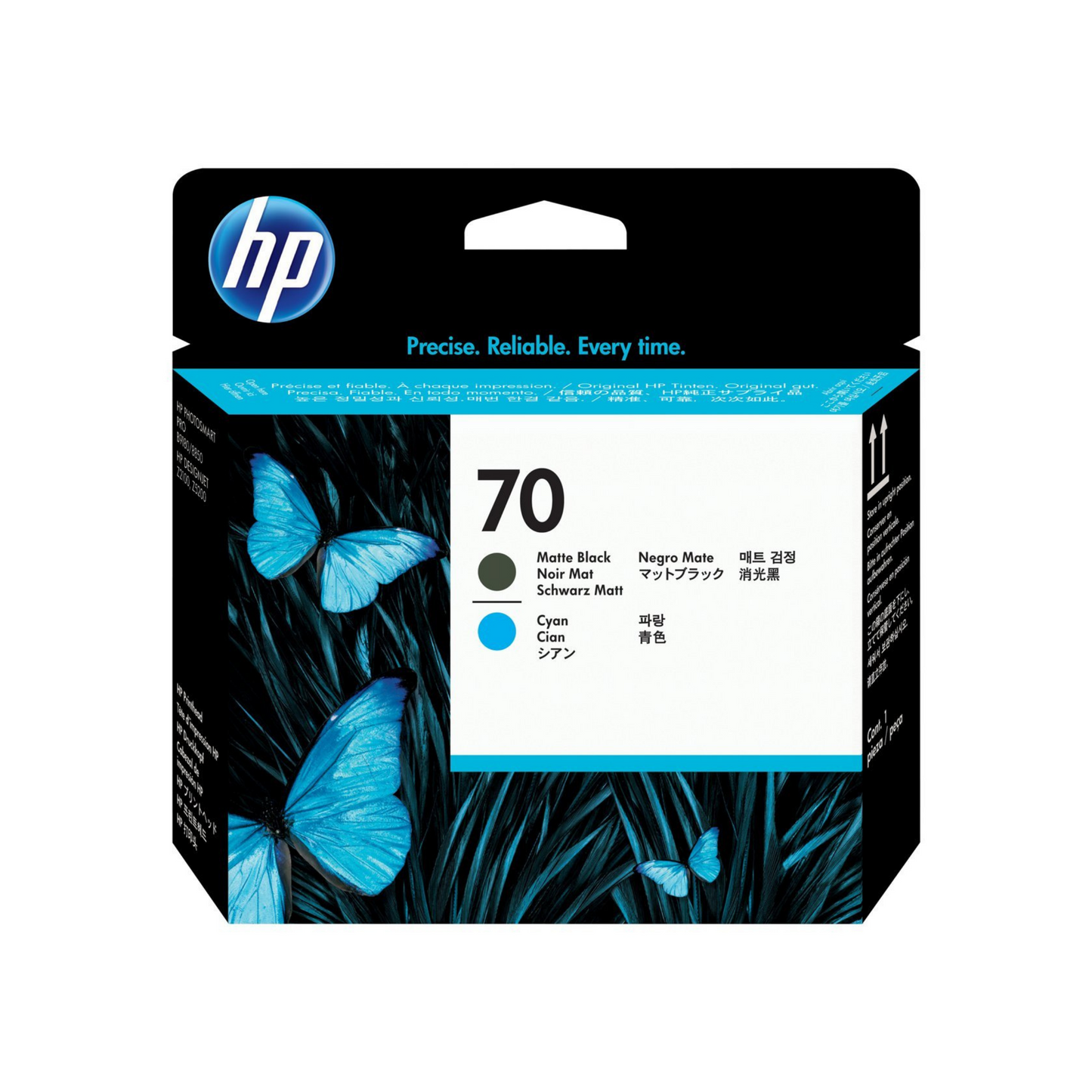 HP 70 CABEZAL DE IMPRESION NEGRO MATE/CIAN DESIGNJET C9404A