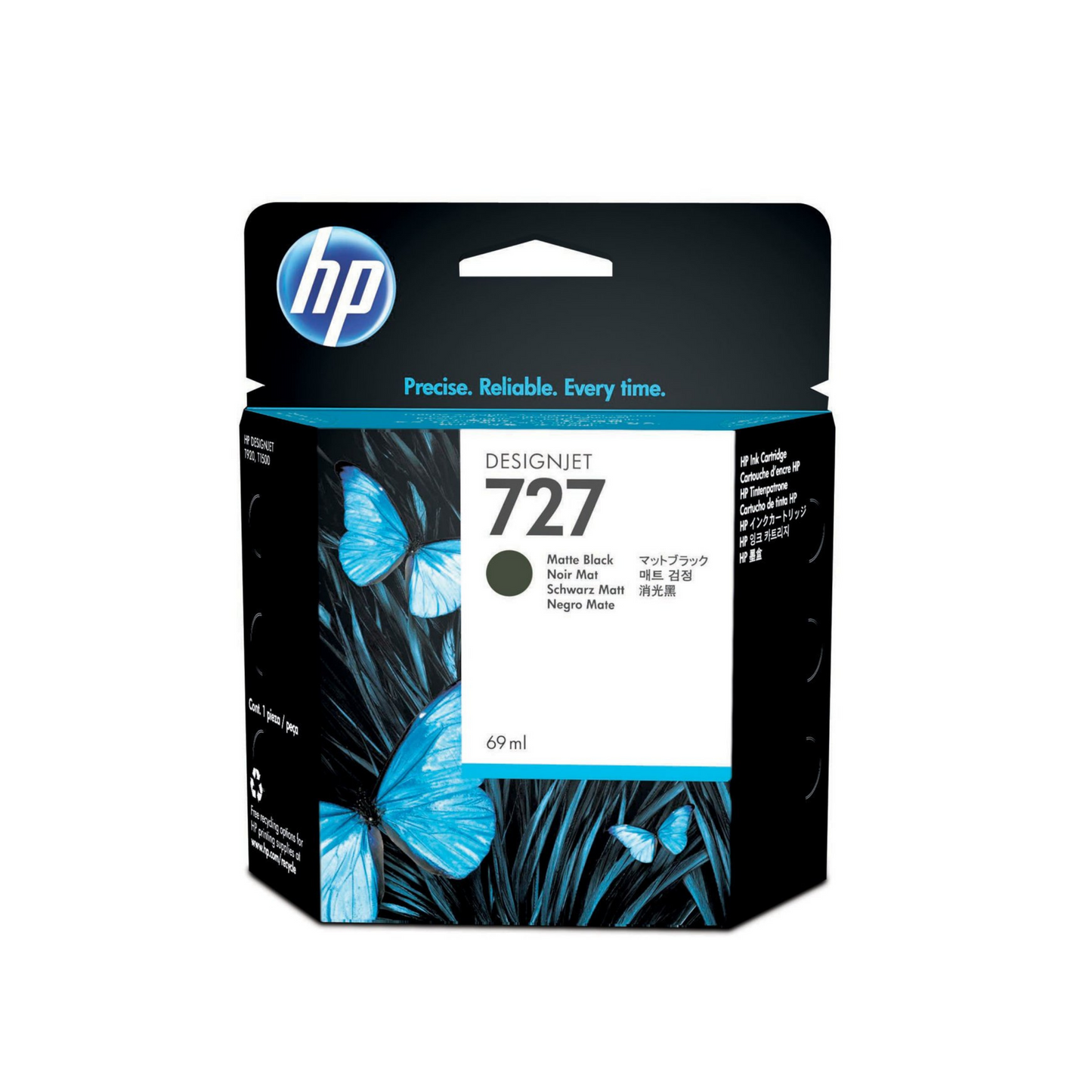 HP 727 CARTUCHO NEGRO MATE DESIGNJET 69ml C1Q11A