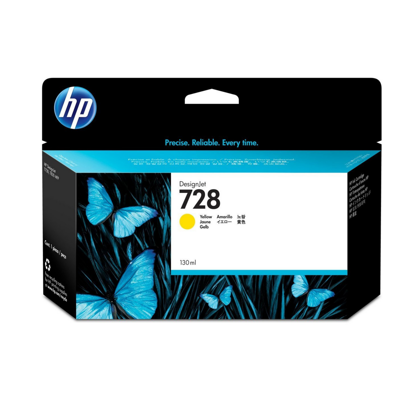 HP 728 CARTUCHO AMARILLO DESIGNJET 130ml F9J65A