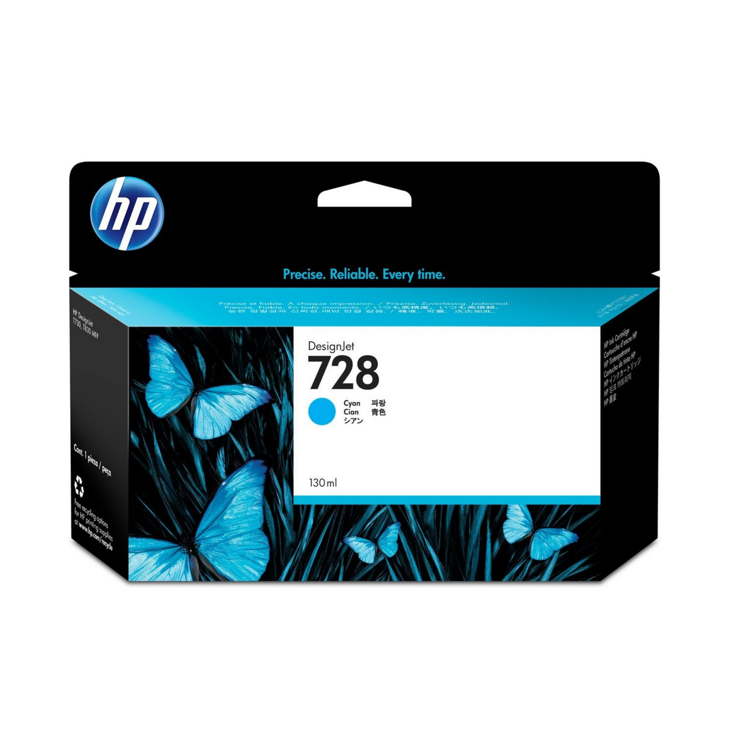 HP 728 CARTUCHO CIAN DESIGNJET 130ml F9J67A