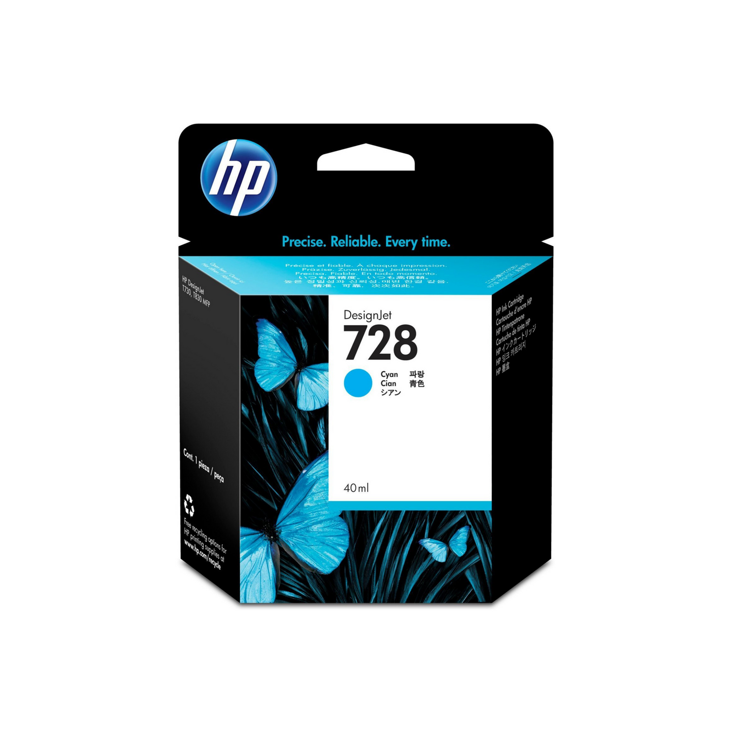 HP 728 CARTUCHO CIAN DESIGNJET 40ML F9J63A