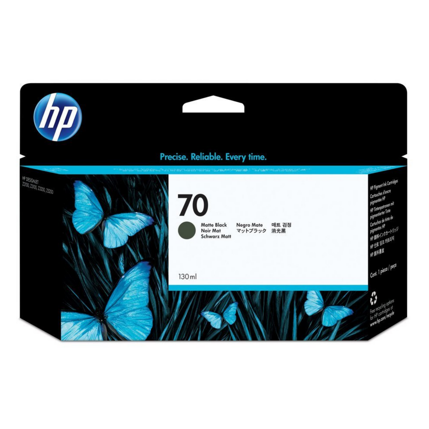 HP 70 CARTUCHO NEGRO MATE DESIGNJET 130ML C9448A