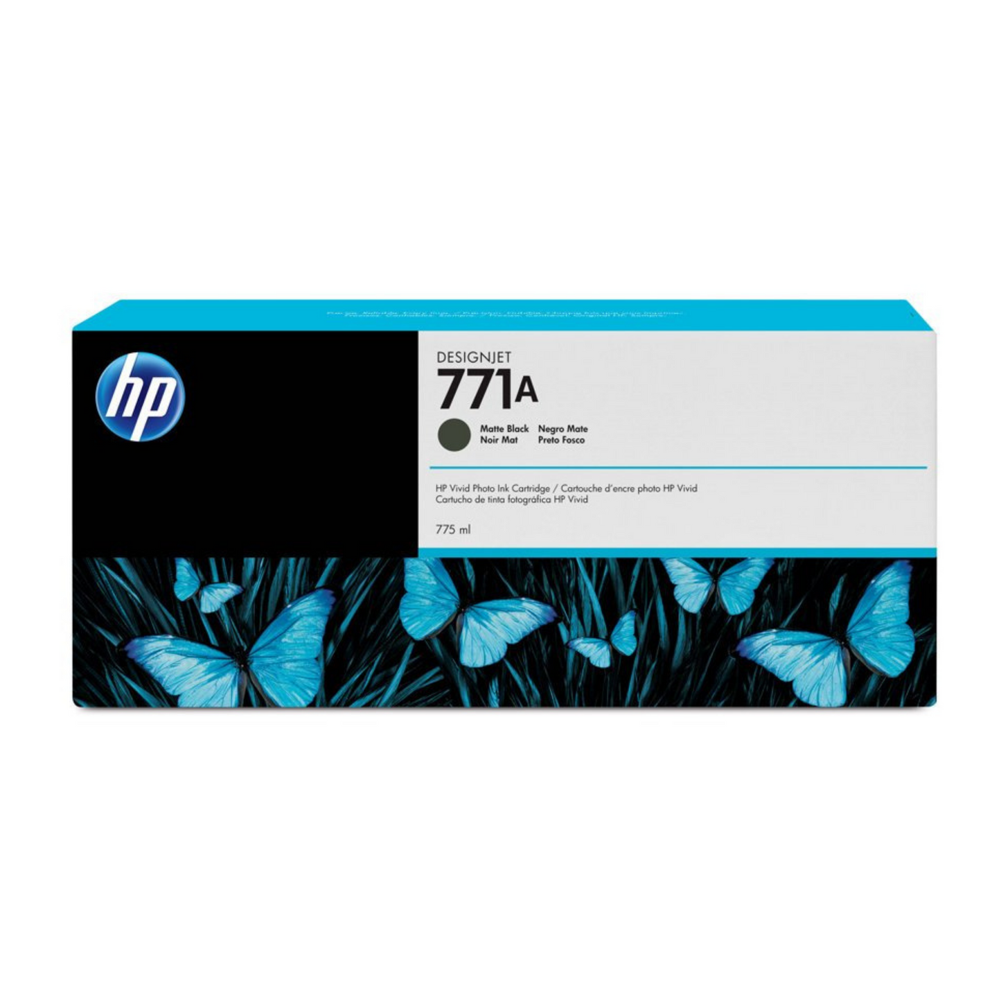 HP 771A CARTUCHO NEGRO MATE DESIGNJET 775ML B6Y15A