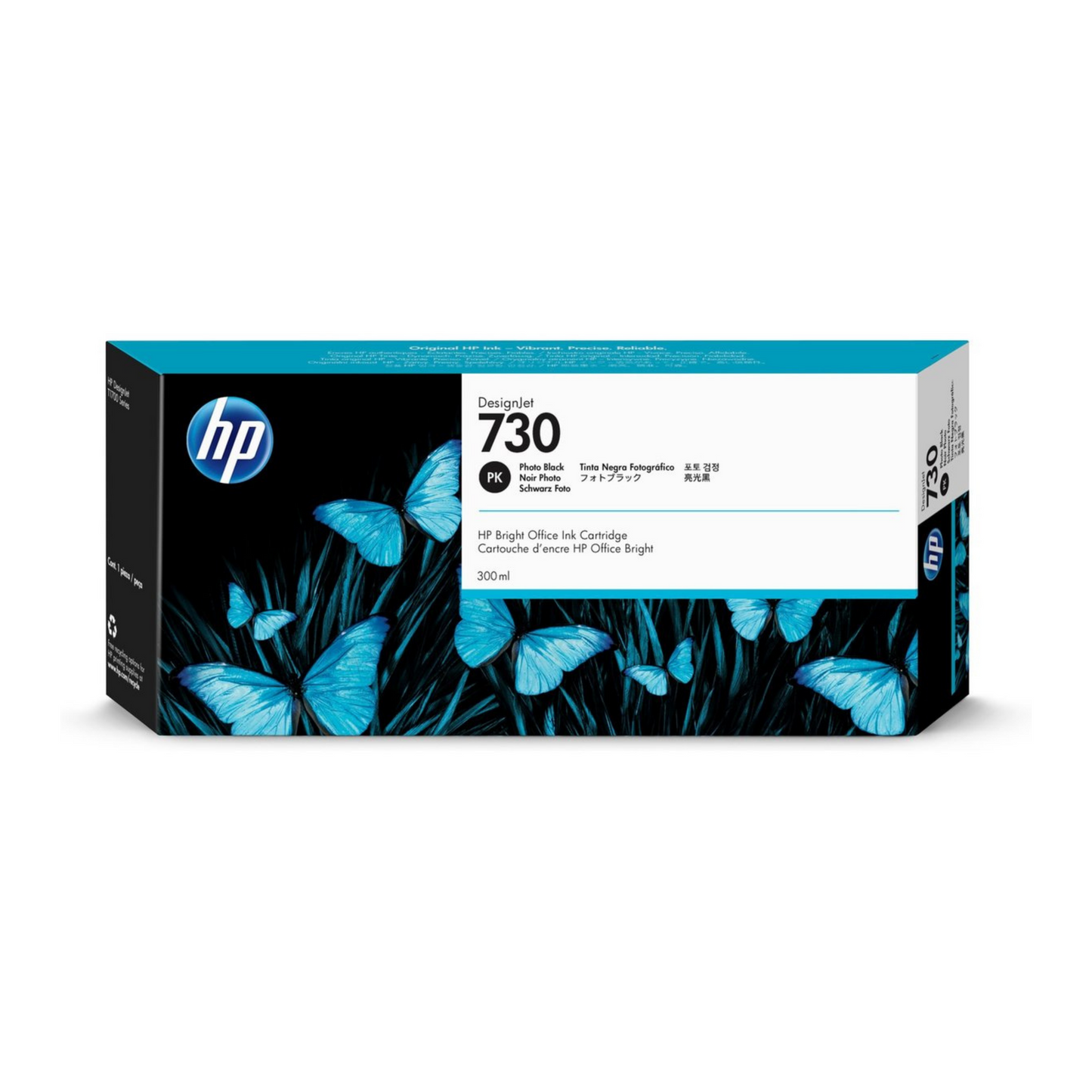 HP 730 CARTUCHO NEGRO FOTOGRAFICO 300ml P2V73A