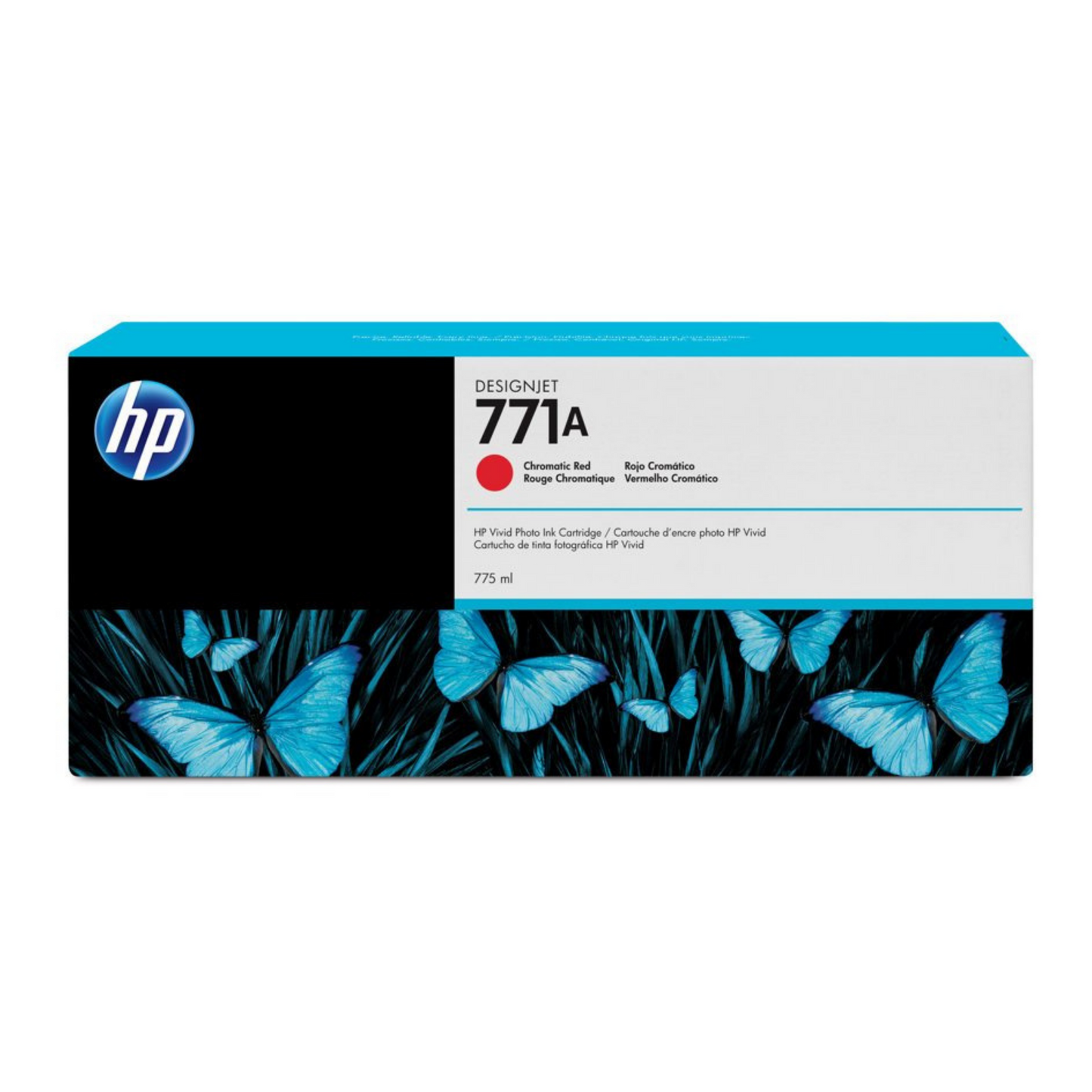 HP 771A CARTUCHO ROJO CROMATICO DESIGNJET 775ml B6Y16A