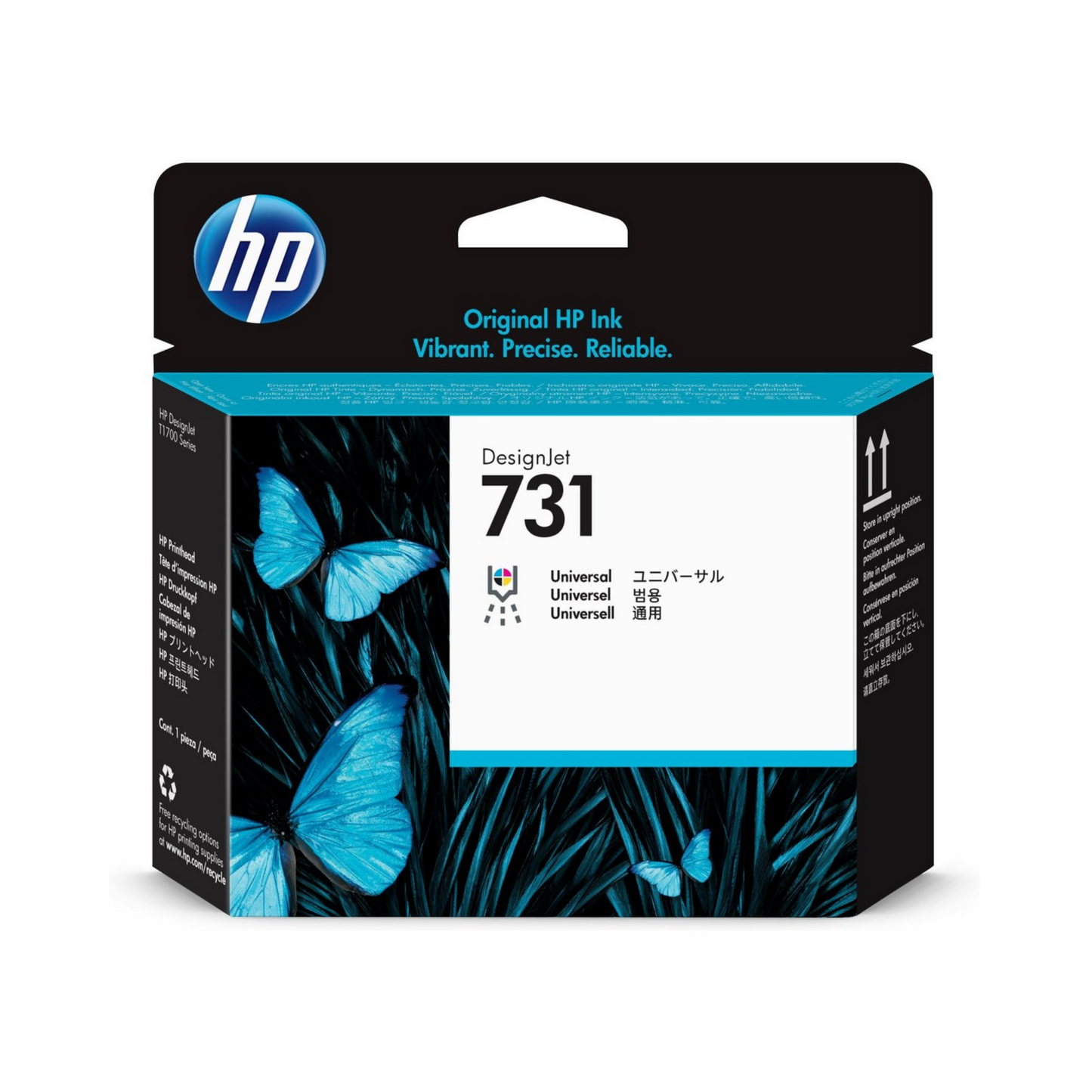 HP 731 CABEZAL DE IMPRESION COLORES/NEGRO P2V27A