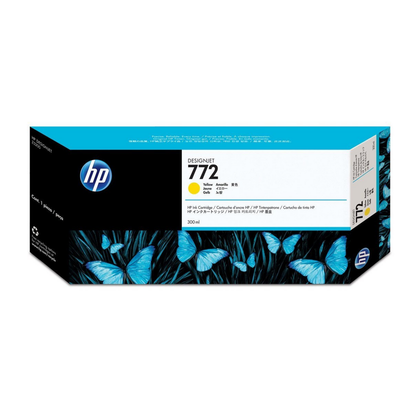 HP 772 CARTUCHO AMARILLO DESIGNJET 300ML CN630A