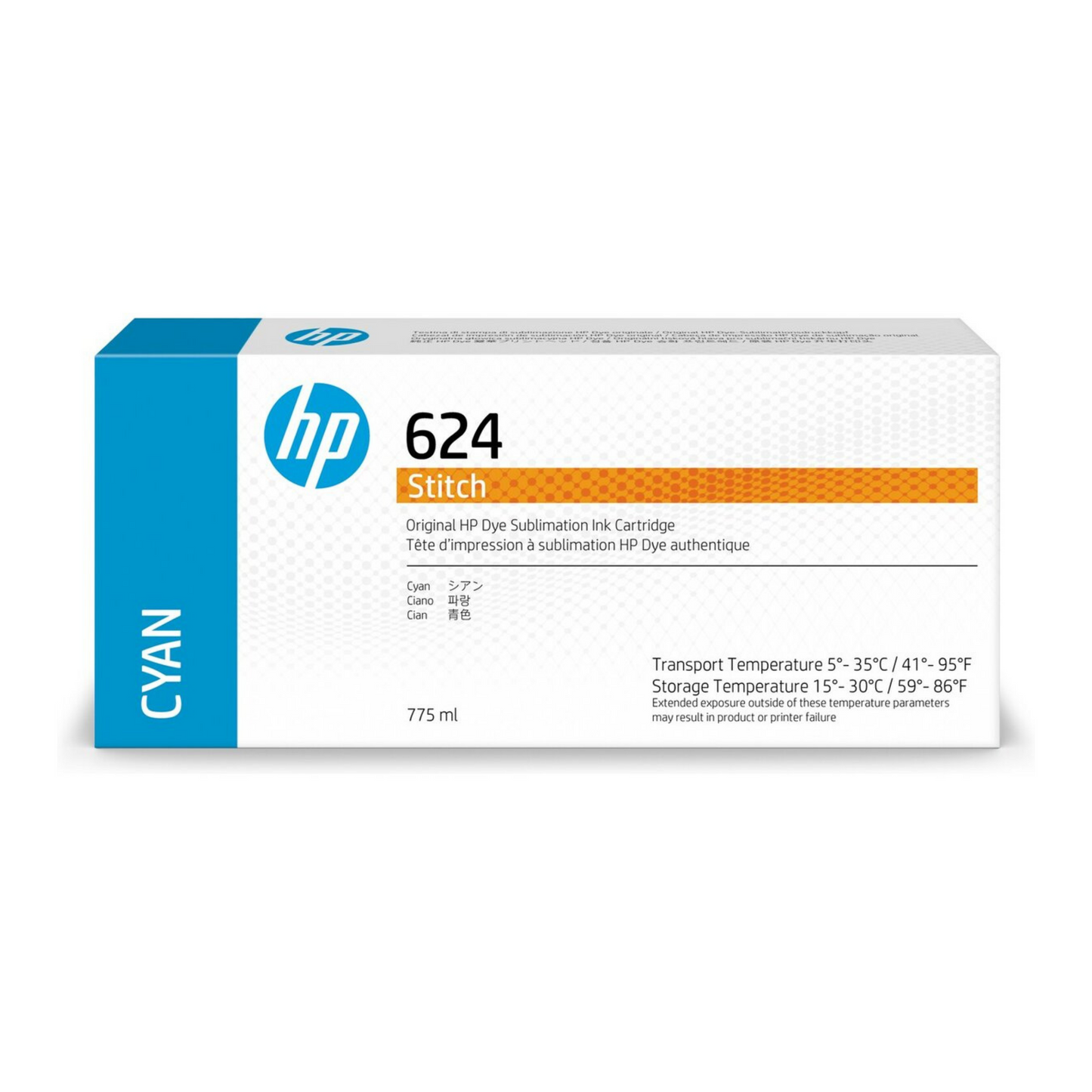 HP 624 CARTUCHO CIAN SUBLIMACION 775ml 2LL54A