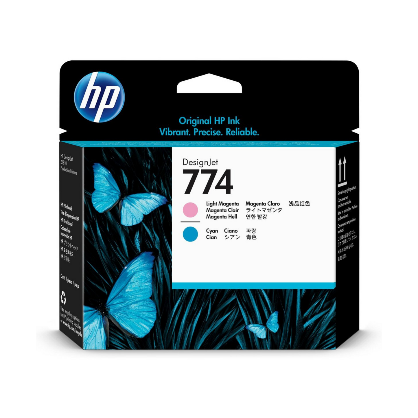 HP 774 CABEZAL DE IMPRESION MAGENTA CLARO/CIAN CLARO DESIGNJET P2V98A