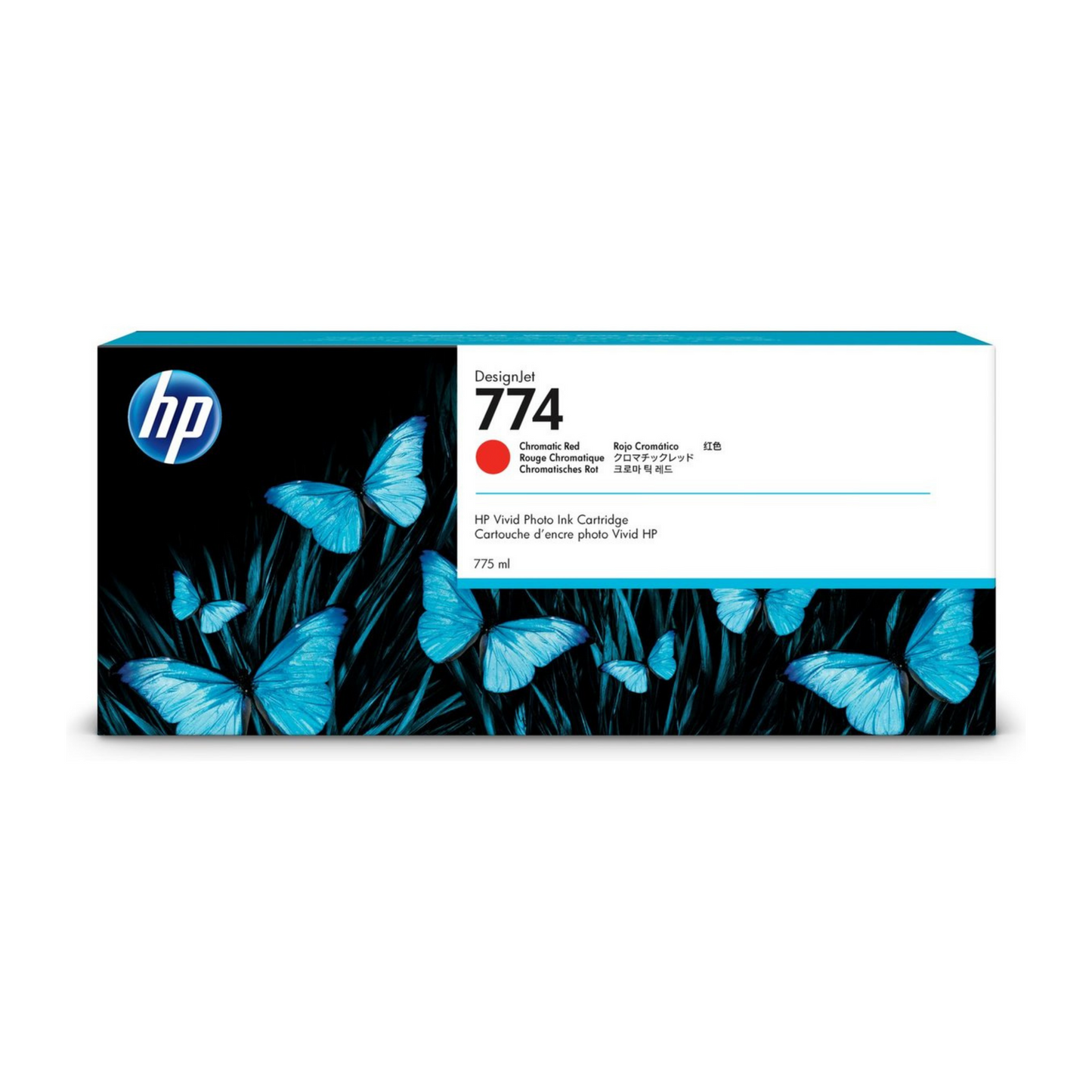 HP 774 CARTUCHO ROJO CROMATICO DESIGNJET 775ml P2W02A