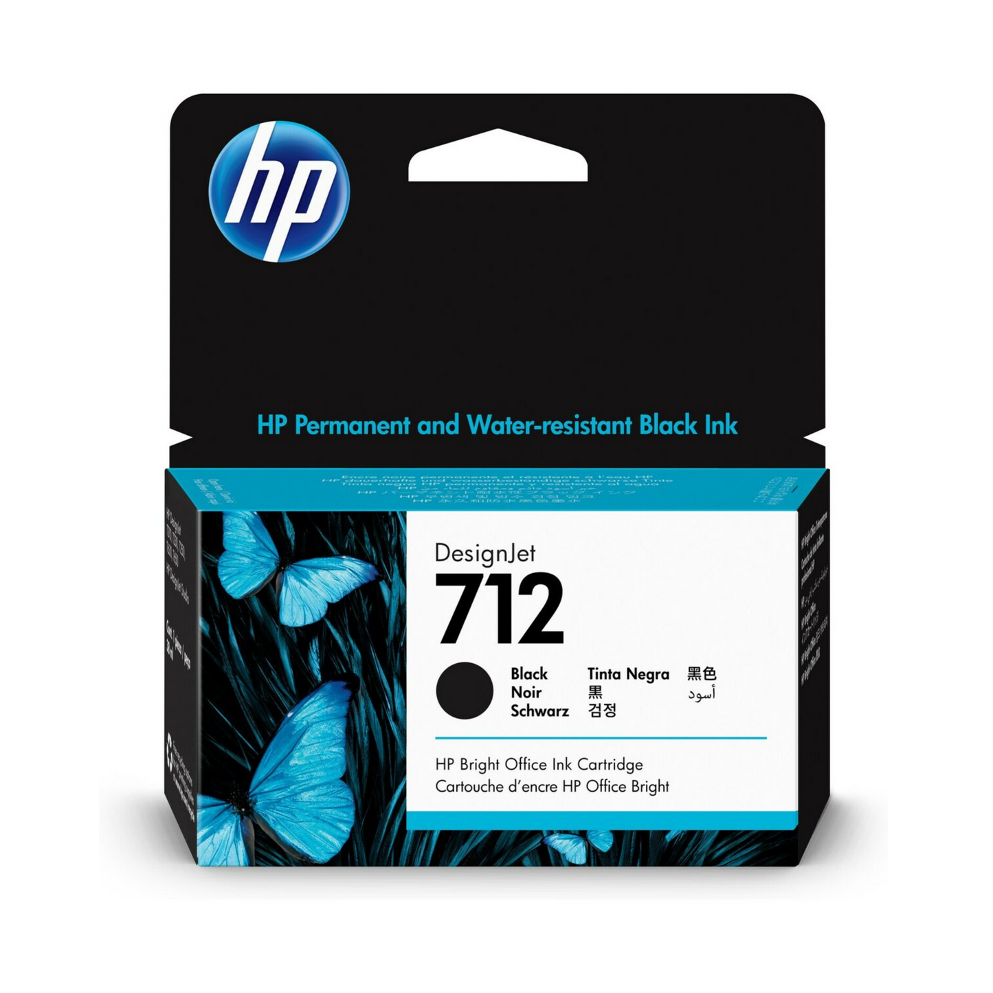 HP 712 CARTUCHO NEGRO DESIGNJET 38ml 3ED70A