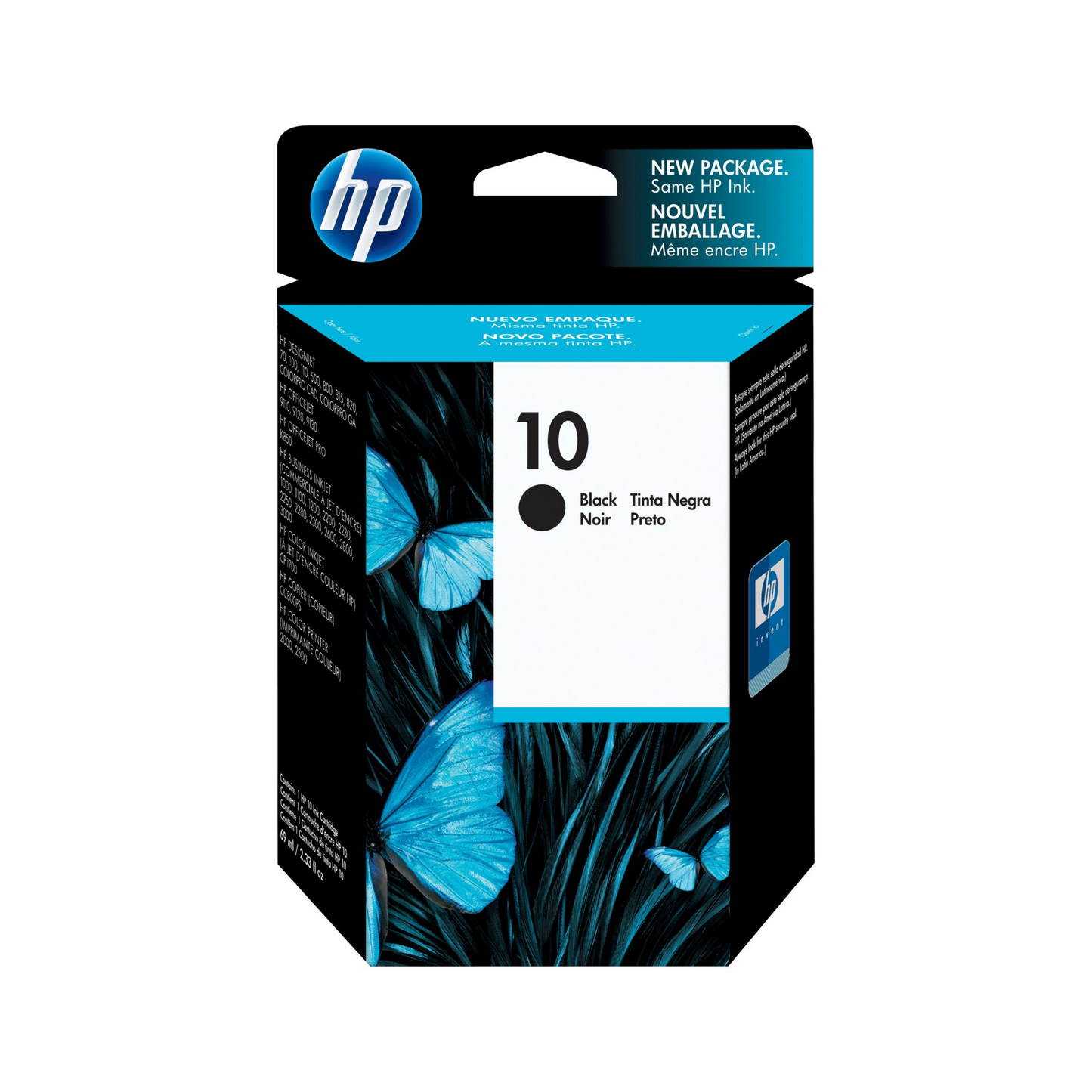 HP 10 CARTUCHO NEGRO 69ml C4844A