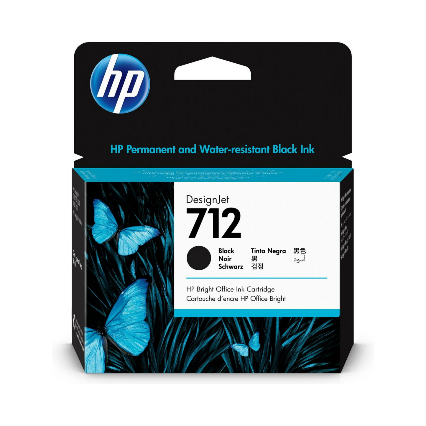 HP 712 CARTUCHO ALTO RENDIMIENTO NEGRO DESIGNJET 80ml 3ED71A