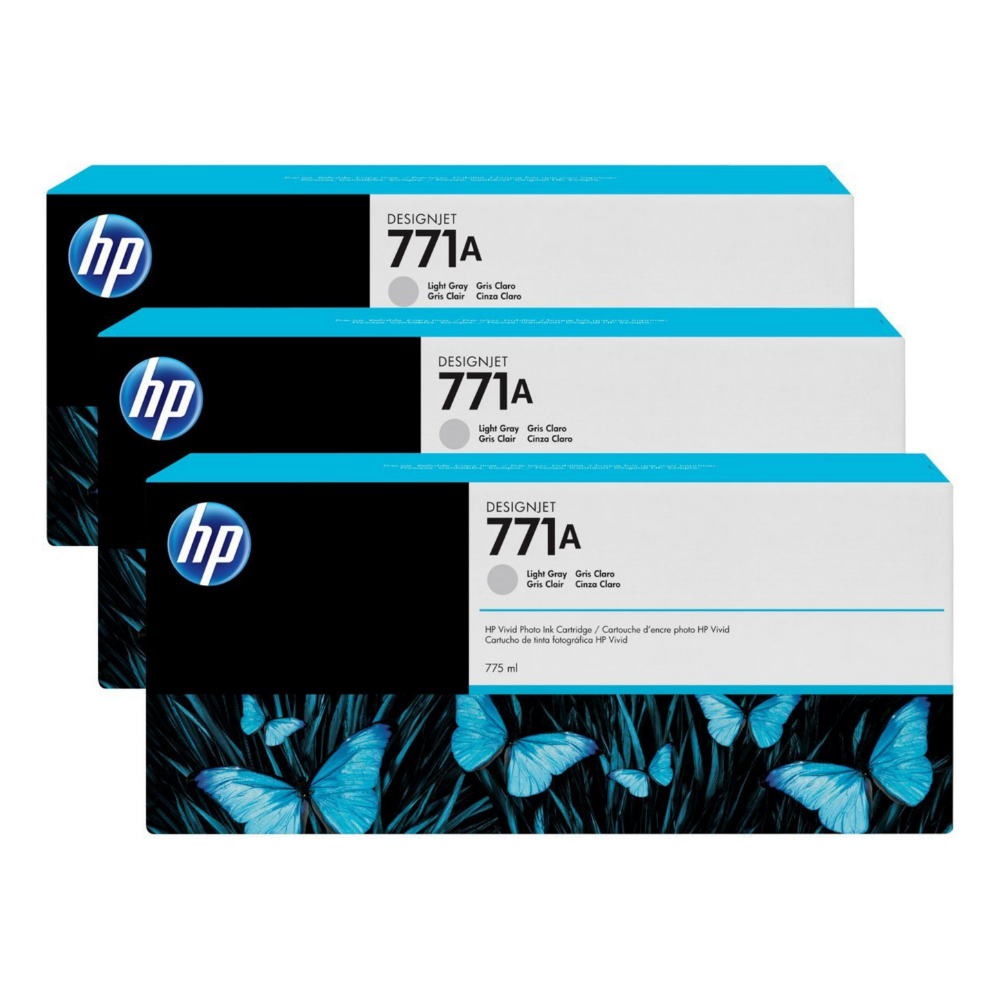 HP 771A CARTUCHO GRIS CLARO DESIGNJET 775ml B6Y46A