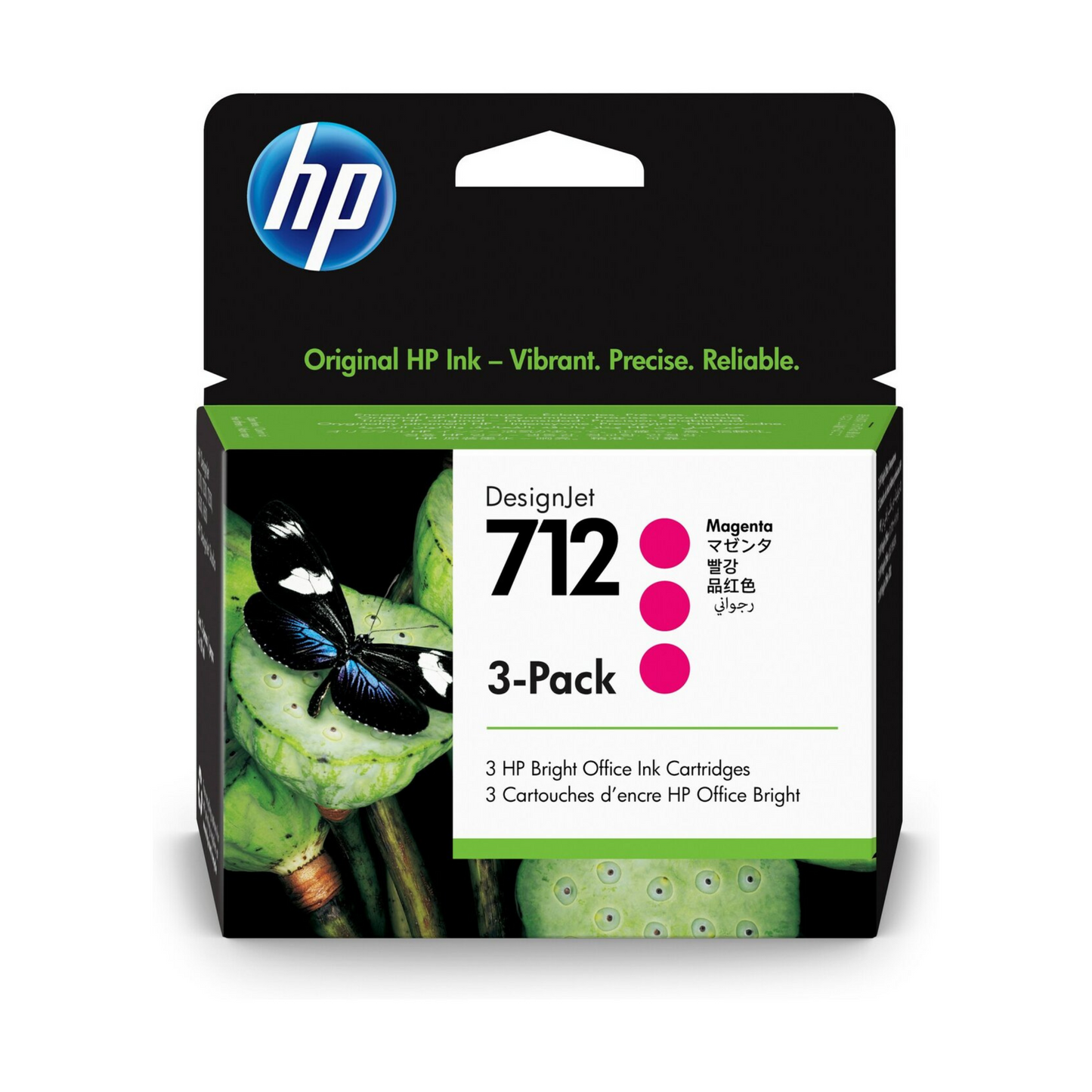 HP 712 CARTUCHO MAGENTA TRI-PACK DESIGNJET 29ml 3ED78A