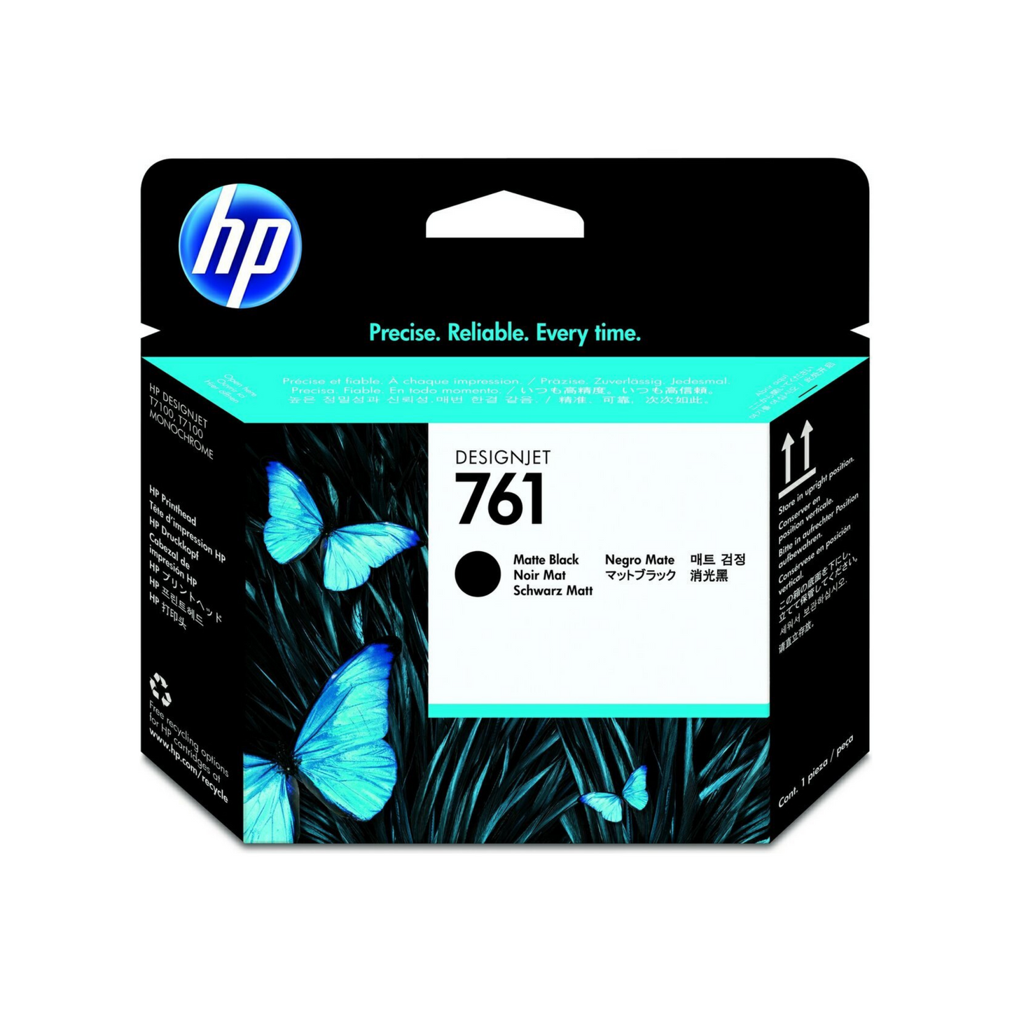 HP 761 CABEZAL DE IMPRESION NEGRO MATE DESIGNJET CH648A